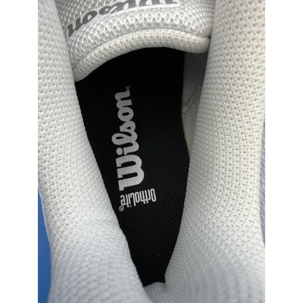 Wilson Rush‎ Pro Lite Mens Size 12.5 White Gray Tennis Shoes Pickleball Sneakers